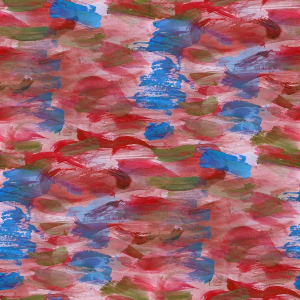 Fundo aquarela textura sem costura rosa, azul pintura abstrata — Fotografia de Stock