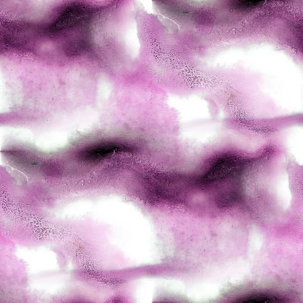 Acquerello sfondo viola texture senza cuciture astratto vernice tappetino — Foto Stock
