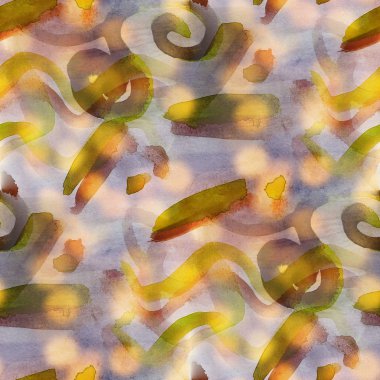 Dikişsiz doku sarı, mavi suluboya