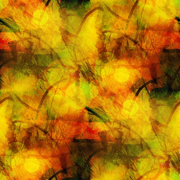 Dikişsiz doku suluboya sarı, turuncu — Stok fotoğraf