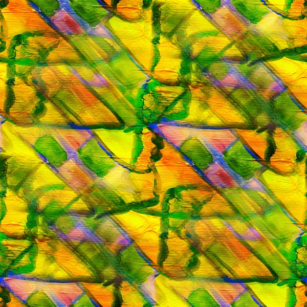 Abstrakte grüne, gelbe Farbmuster Kunst Aquarell Hintergrund s — Stockfoto