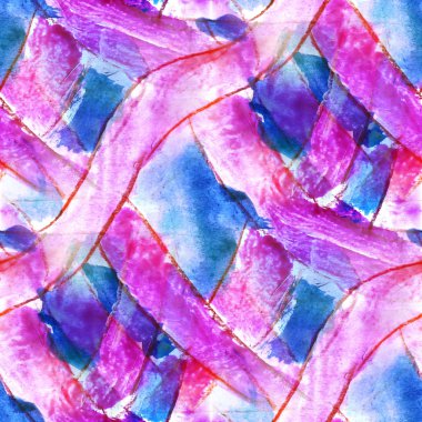 Dikişsiz mor, mavi doku suluboya arka plan abstr Tasarla