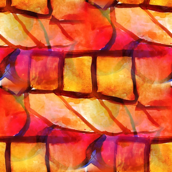 Design pattern seamless pink, brown texture watercolor backgroun — Stock Photo, Image