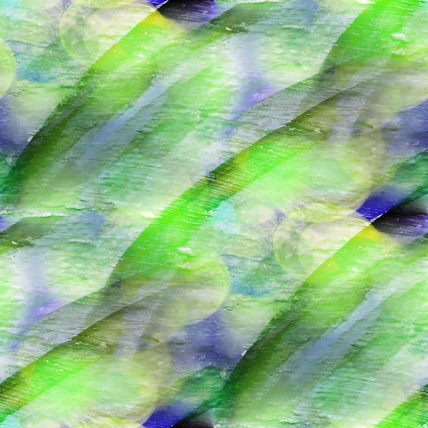 Arte fundo aquarela sem costura textura verde pintura abstrata — Fotografia de Stock