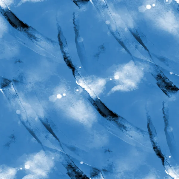 Фоновое искусство акварели бесшовная текстура абстрактная краска синий р — стоковое фото