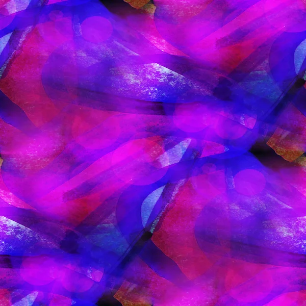 背景水彩画のシームレスなテクスチャ抽象的な紫色の塗料パット — ストック写真
