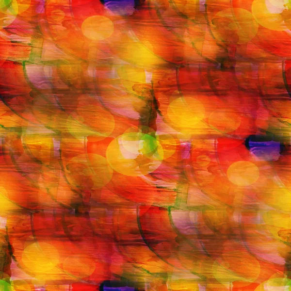 Aquarel achtergrond geel, rood naadloze textuur abstract pijn — Stockfoto
