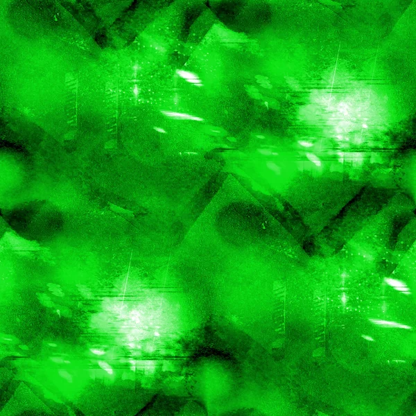 Aquarelle fond vert texture tons abstraits motif de peinture — Photo