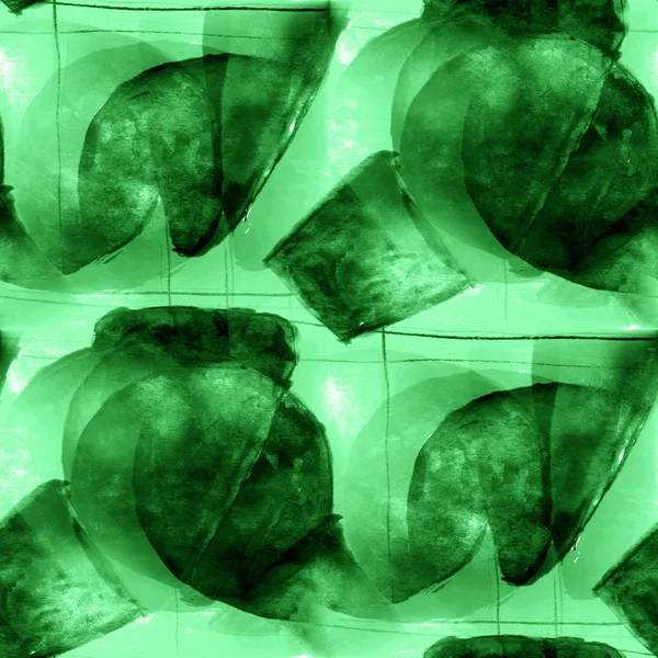 Aquarell Hintergrundtöne Textur grün abstrakt malen Muster — Stockfoto