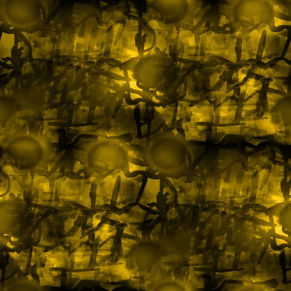 Akwarela tło żółte odcienie tekstura streszczenie farba Tupot — Zdjęcie stockowe