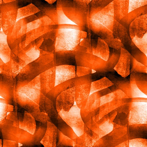 Aquarell Orange nahtlose Textur Hintergrundtöne abstrakte Pai — Stockfoto