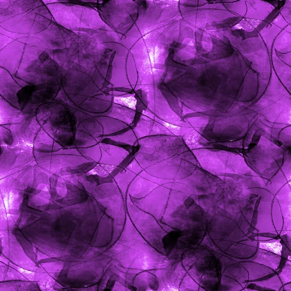 水彩紫シームレス テクスチャ背景トーン抽象的なパイ — ストック写真