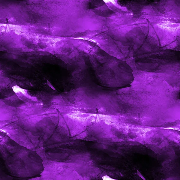 Акварель бесшовная текстура фон тона абстрактной краски фиолетовый — стоковое фото