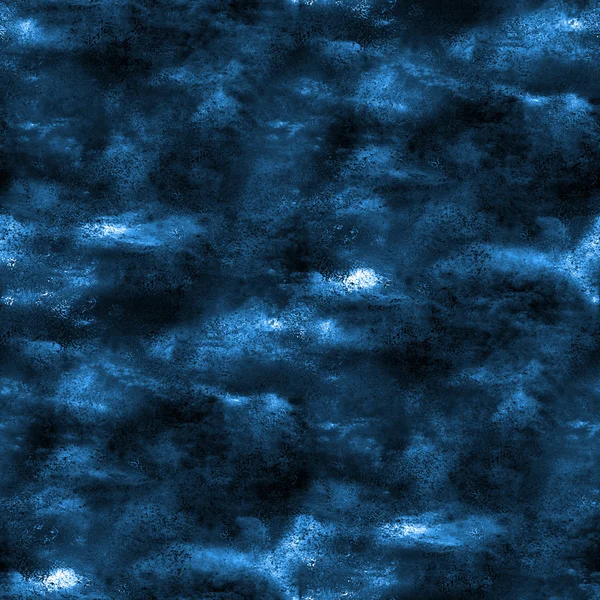 Aquarel naadloze textuur blauwe achtergrond tonen abstract verf — Stockfoto