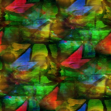 Sulu Boya doku kesintisiz sarı, yeşil arka plan abstr sesleri