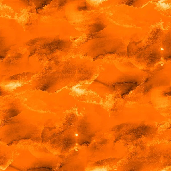 Künstler Kubismus abstrakt orange nahtlose Kunst Textur Aquarell — Stockfoto