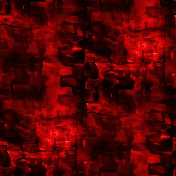 Kunstner rød kubisme abstrakt sømløs kunst tekstur akvarel wallp - Stock-foto