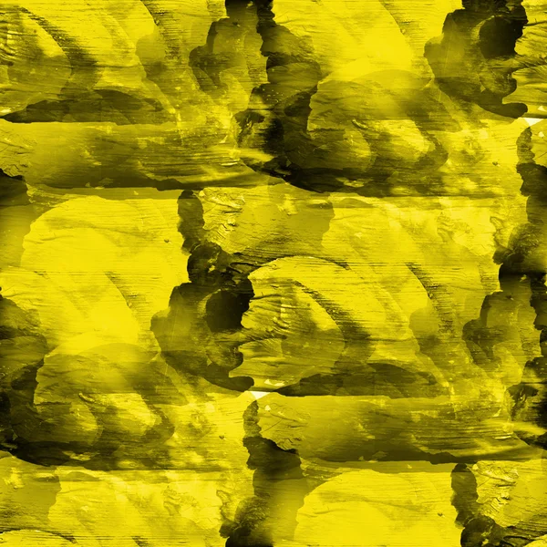 Senza soluzione di continuità artista giallo cubismo astratto arte texture acquerello wa — Foto Stock