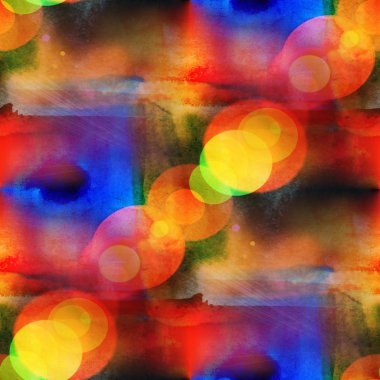 Dikişsiz suluboya sarı, mavi doku soyut pap arka plan