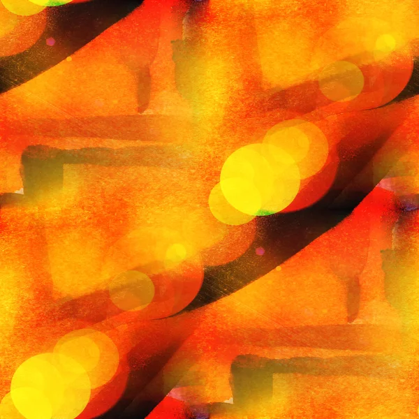 Arrière-plan aquarelle transparente jaune texture abstraite papier col — Photo