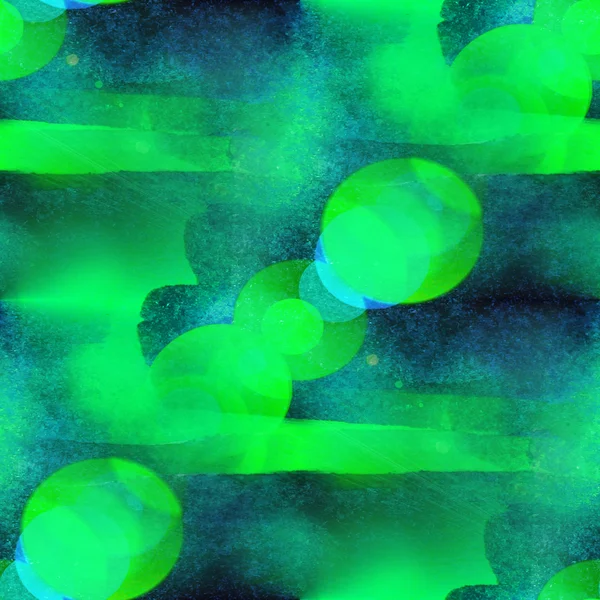 Sömlös blå, grön bakgrund akvarell textur abstrakt pap — Stockfoto