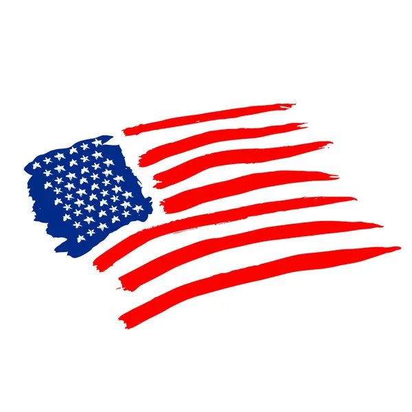 Bandeira vetorial americana —  Vetores de Stock
