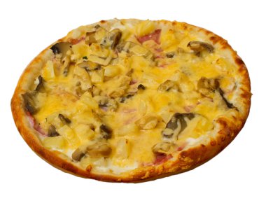 bir mantar hızlı yemek kabuk İtalyan gıda peynir pişmiş pizza