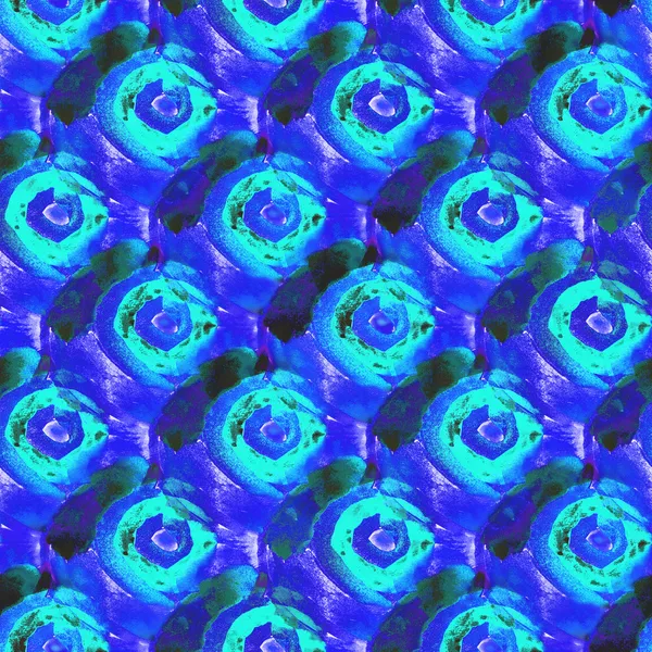 Стиль палітри зображення рамка акварель фіолетовий, синій безшовний спина — стокове фото