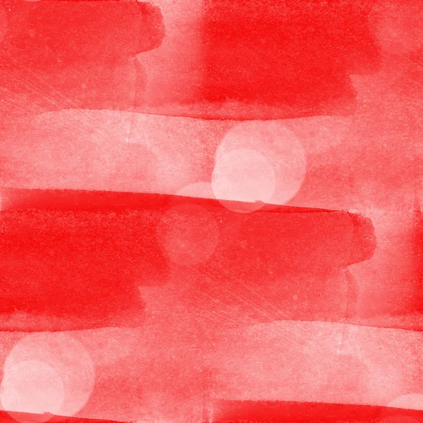 Bokeh abstrakte rote, graue Wasserfarbe nahtlose Textur Handmalerei — Stockfoto