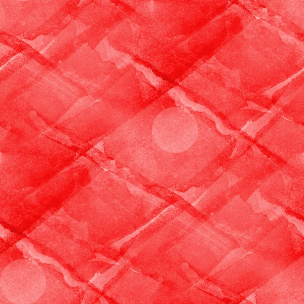 Bokeh abstrait aquarelle rouge texture transparente peint à la main en arrière — Photo