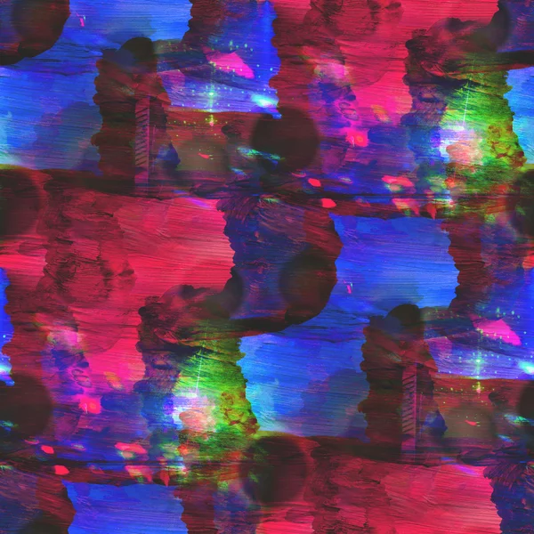 Абстрактный красный, синий винтажный авангардный акварель бесшовный textu — стоковое фото