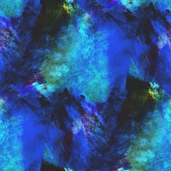 Abstracte blauwe, paarse naadloze textuur aquarel penseelstreken — Stockfoto