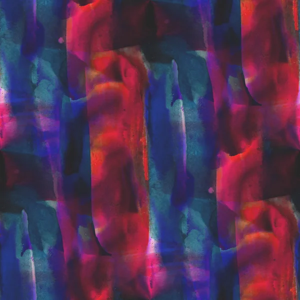 Estilo padrão texturizado moldura da paleta vermelho, azul watercolo — Fotografia de Stock