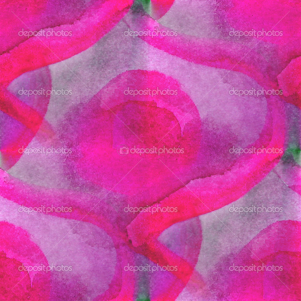 抽象的なピンク水彩シームレス テクスチャ手描きの背景 ストック写真 C Maxximmm1