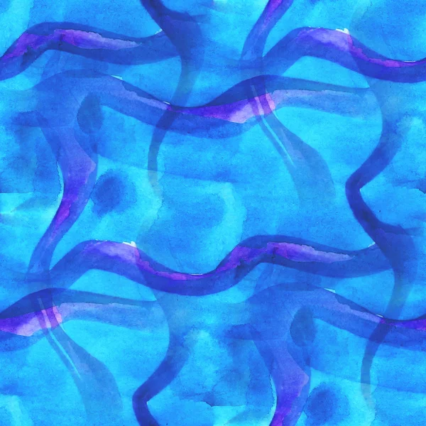 Streszczenie akwarela, niebieski fioletowy i sztuka tekstura, strony — Zdjęcie stockowe