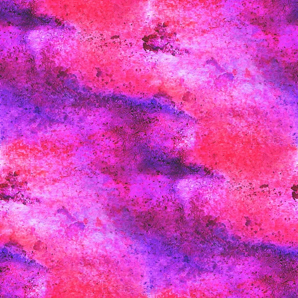 Abstract watercolor, purple pink and art seamless texture, hand — Stock Photo, Image