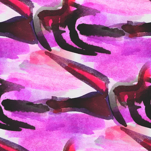 Акварельний безшовний фіолетовий рожевий фон — стокове фото