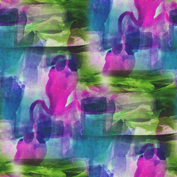 Текстурная палитра картины фиолетовый, синий кадр графический стиль водный — стоковое фото