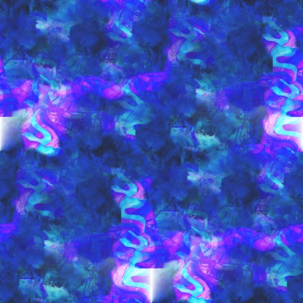 テクスチャ シームレスなコンセプトのパレット画像の青、紫枠 grap — ストック写真