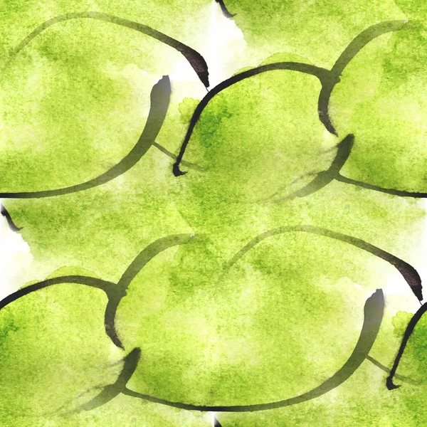Kunst Avantgarde Hand malen grünen Hintergrund nahtlose Tapete w — Stockfoto
