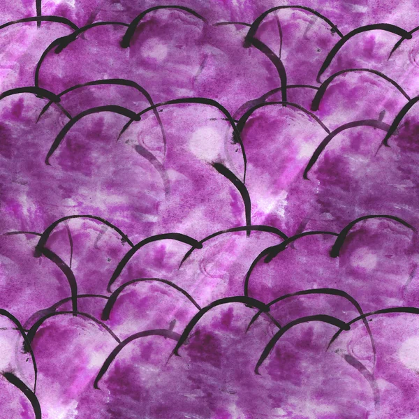 Arte avant-garde mano vernice viola sfondo carta da parati senza cuciture — Foto Stock