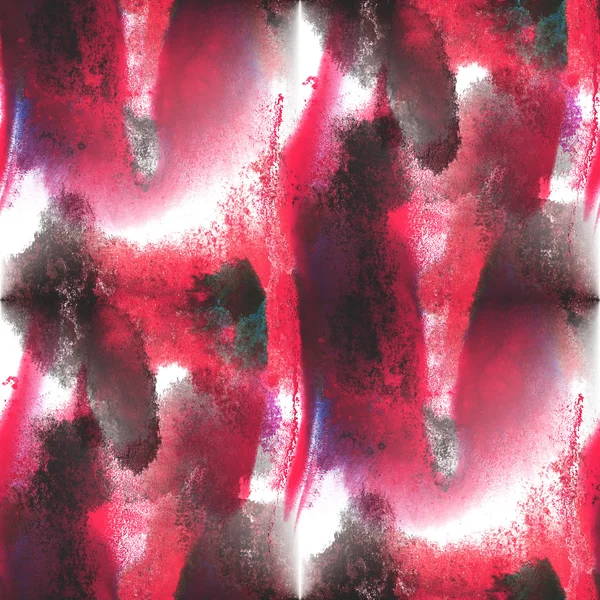 Kunst avant-garde hand rood, zwarte verf achtergrond naadloze wallpa — Stockfoto