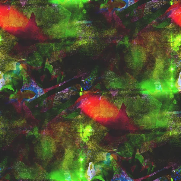 Искусство текстуры абстрактные воды зеленый, оранжевый цвет бесшовный backgrou — стоковое фото