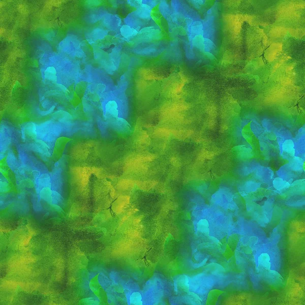 Moldura de imagem paleta azul, verde estilo gráfico textura watercol — Fotografia de Stock