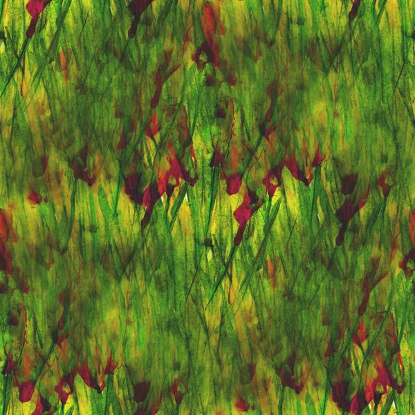 Art yellow, green, red avant-garde hand paint background seamles — Stock Photo, Image