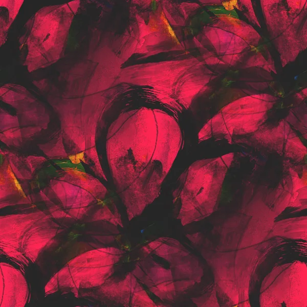 Tavolozza senza cuciture cornice grafica rosa, texture in stile nero — Foto Stock