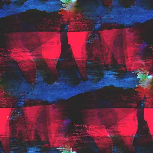 Παλέτα άνευ ραφής εικόνα πλαίσιο κόκκινο, μπλε στυλ γραφικών υφή w — Φωτογραφία Αρχείου