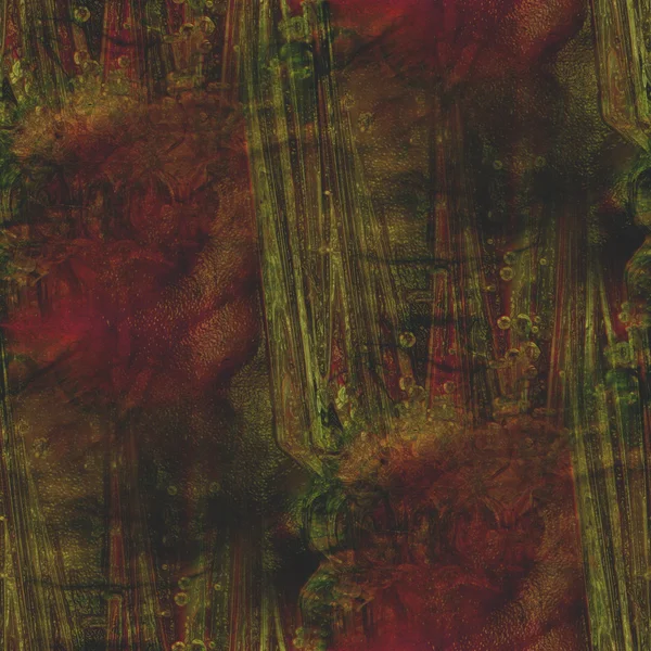 Hintergrund grün Aquarell Kunst nahtlose Textur abstrakte Pinsel — Stockfoto