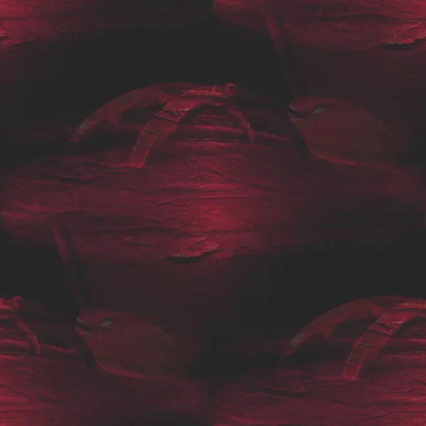 背景の赤の水彩画のシームレスなテクスチャ抽象的なブラシ — ストック写真