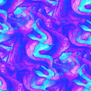 Resim paleti çerçeve grafik Dikişsiz tarzı doku mavi, purpl